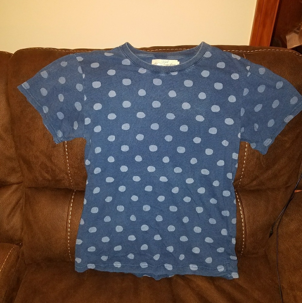 Blue polka dot Tee